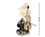 JP-37/ 9 Статуэтка девушка ''Волшебная виолончель'' В-20см Pavone Италия 106192_7802669